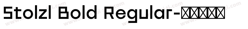 Stolzl Bold Regular字体转换